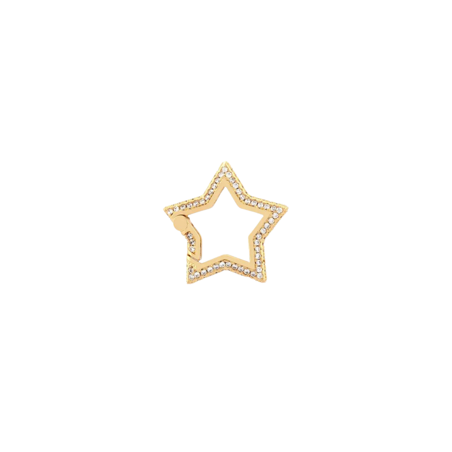 Zirconia Star Charm