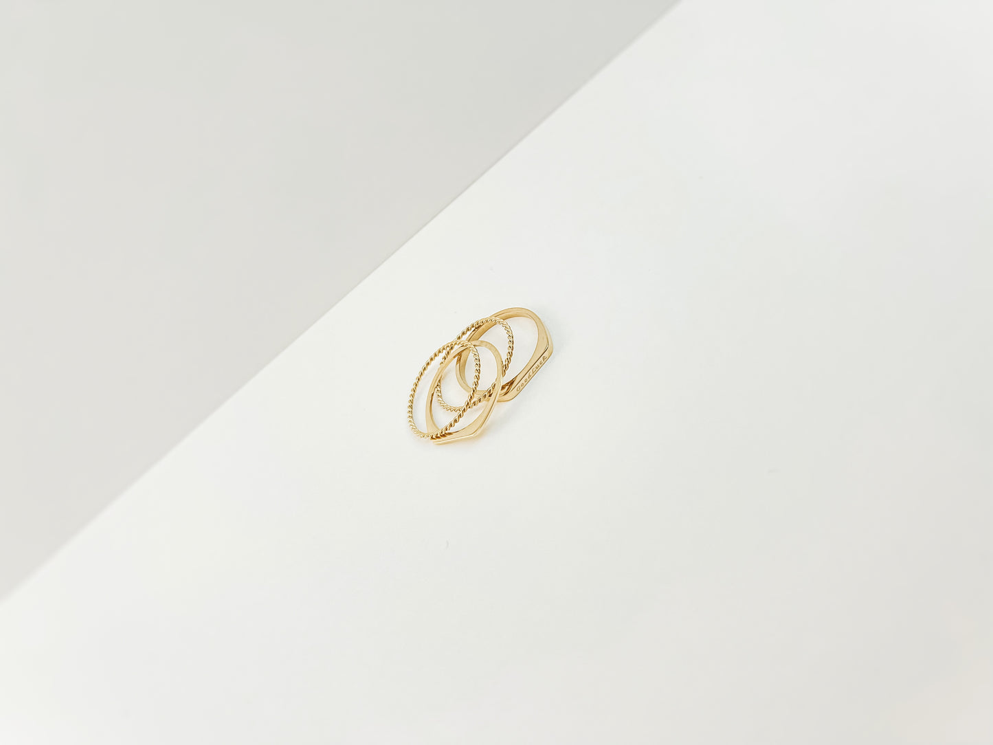 Good Luck Dainty Ring Set