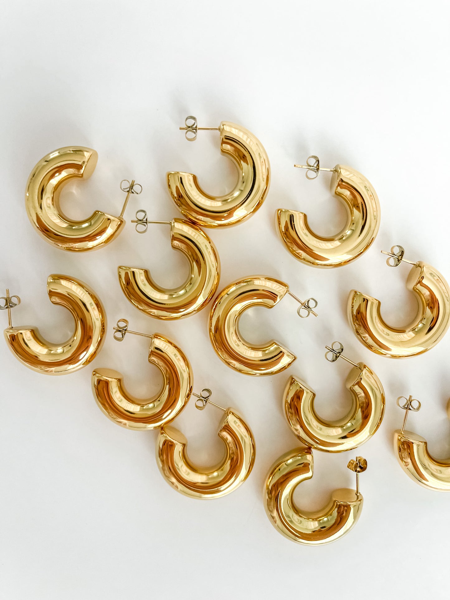 Selina Thick Hoop Earring